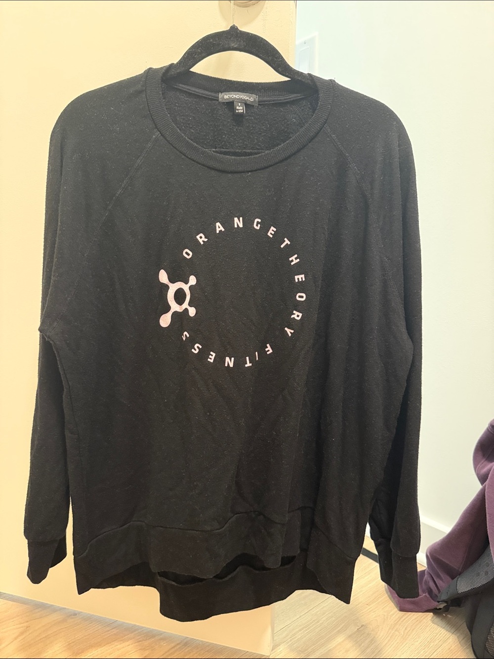 Orangetheory Black Crewneck with Circular Logo